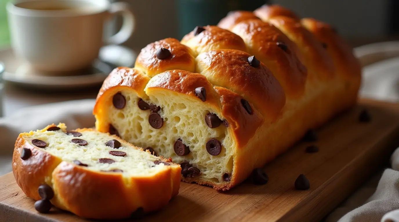 Braided Chocolate Chip Brioche Recipe