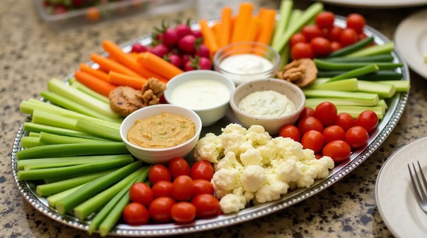 Make the Perfect Veggie Tray & Platter with Delicious Dips