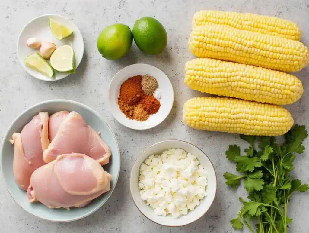 Street Corn Chicken Rice Bowl