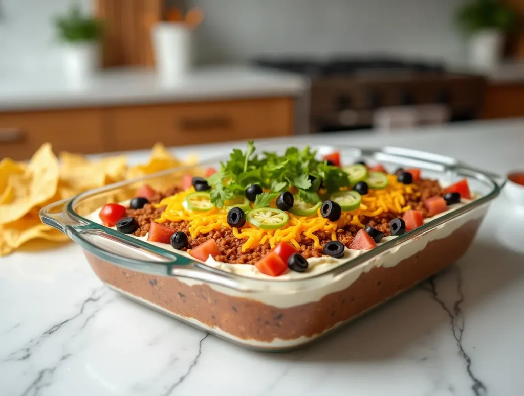 Taco Dip with Meat